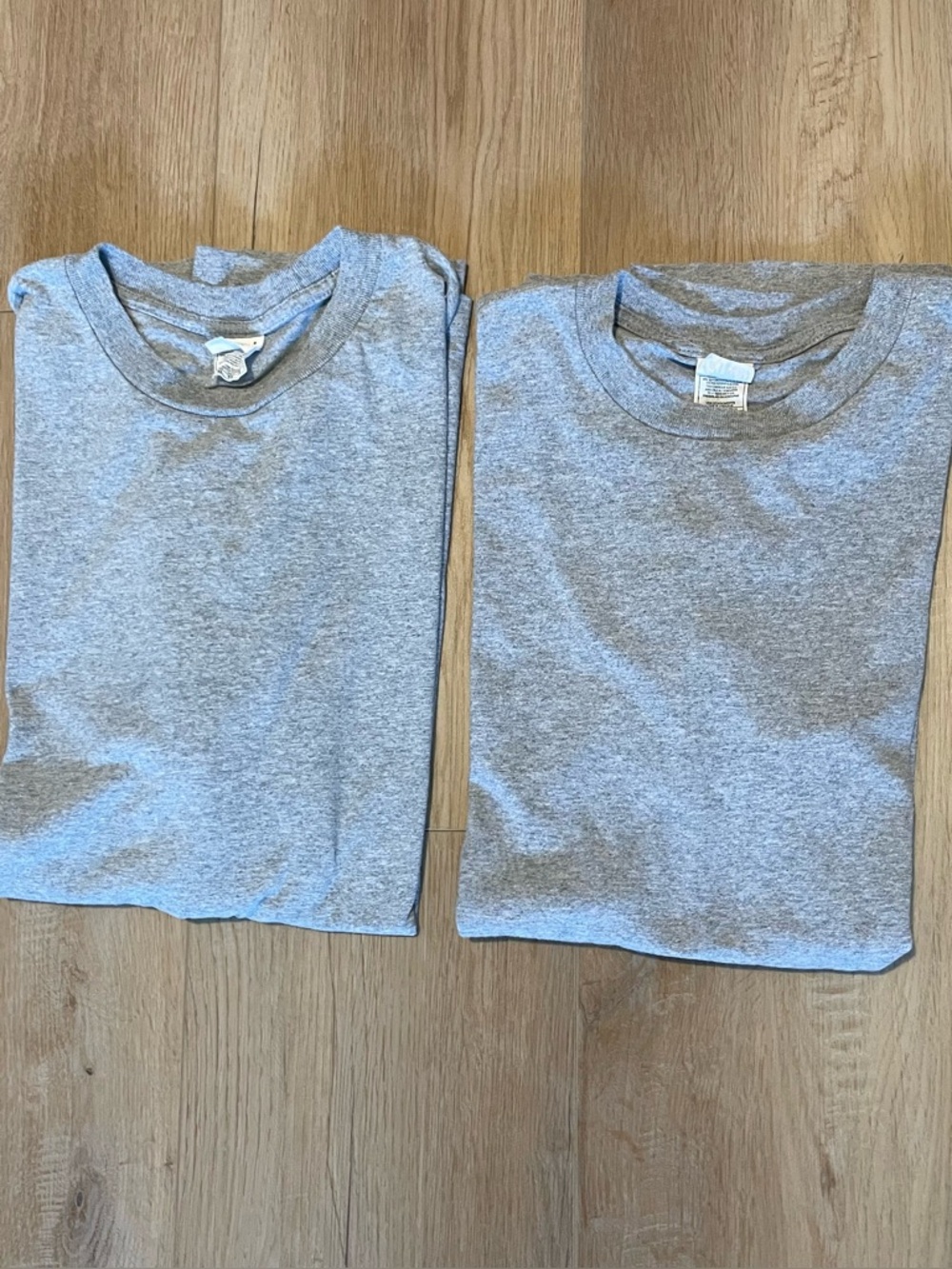 LOT OF 2 Shaka Wear Max Heavyweight T-Shirts XL Heather Grey 7.5oz Boxy Fit